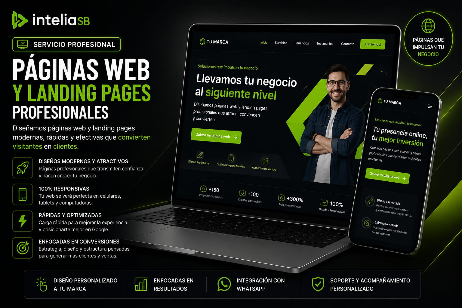 Tiendas web y landing pages